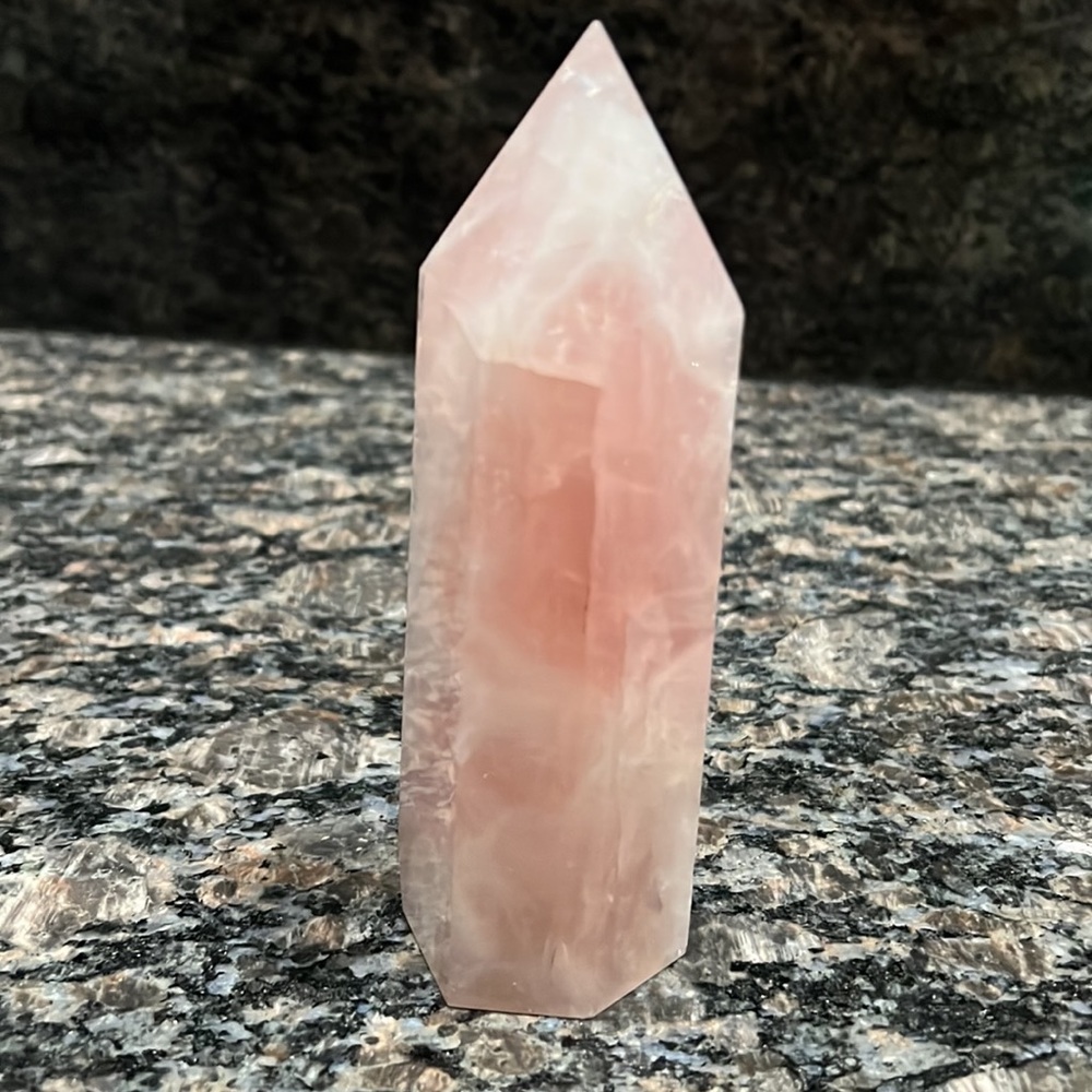 Rose quartz tower